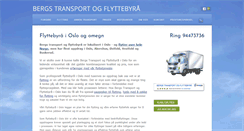 Desktop Screenshot of bergstransport.no