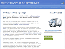 Tablet Screenshot of bergstransport.no